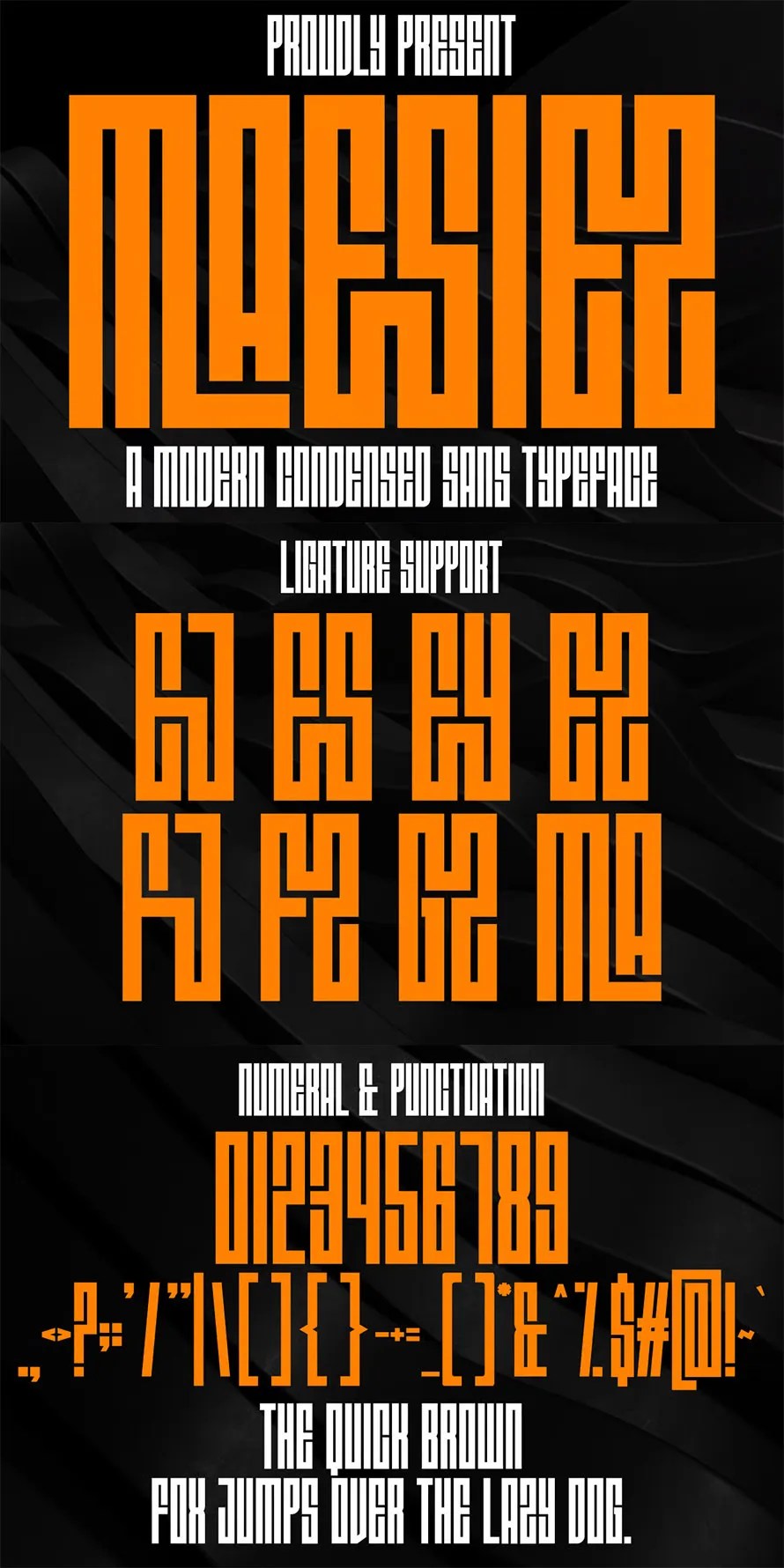 Maesies Condensed Font