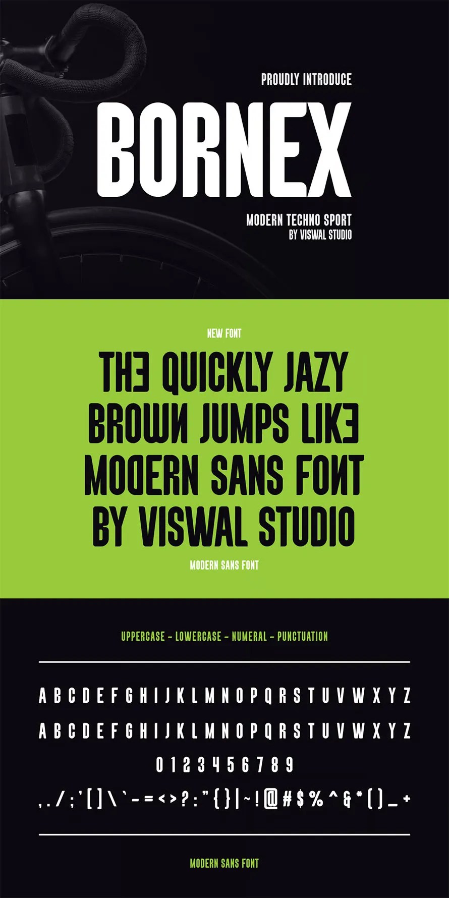 Bornex Tech Futuristic Font