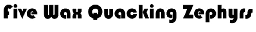 Official Bauhaus 93 font from Microsoft with distinctive rounded characters