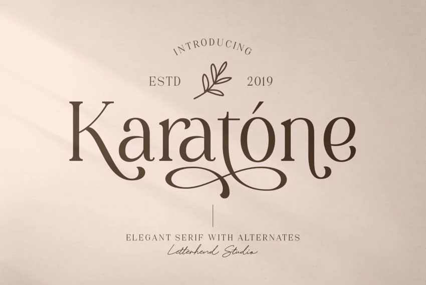 modern serif font