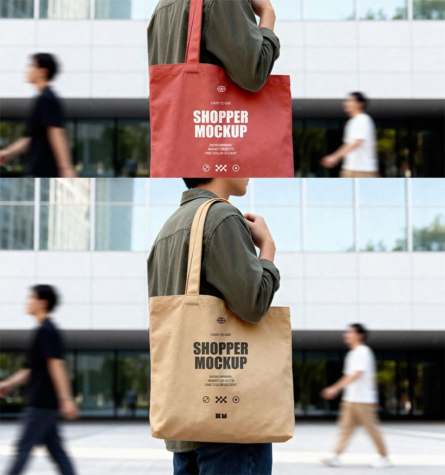 Canvas Tote Bag Mockup
