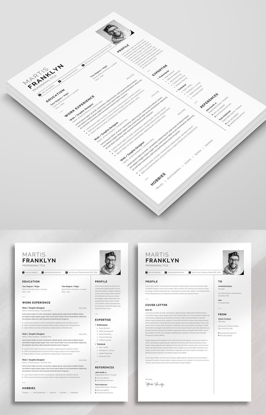 Minimal Resume/cv Design Template