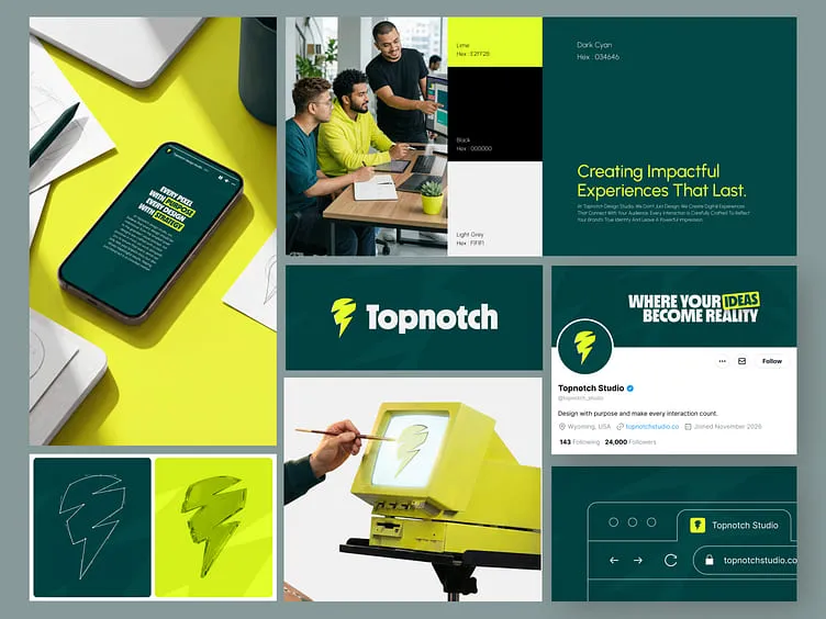 Topnotch Studio Branding by Topnotch Branding