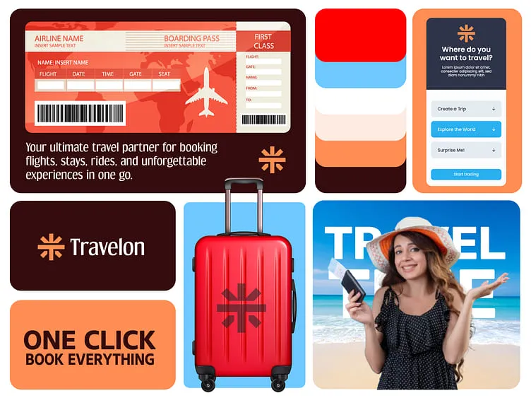Travelon - Travel Branding & Visual Identity by Jahid Shuvo