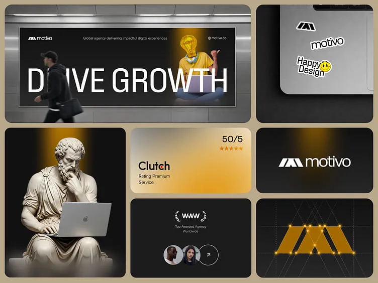 Motivo Creative Digital Agency Branding by Niloy Mazumder