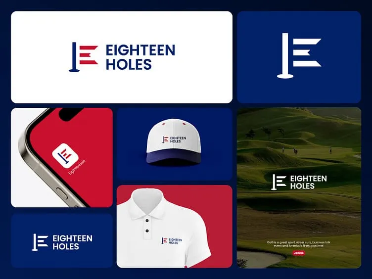 Minimalist Timeless golf club logo, sports branding. by heerok Pandey