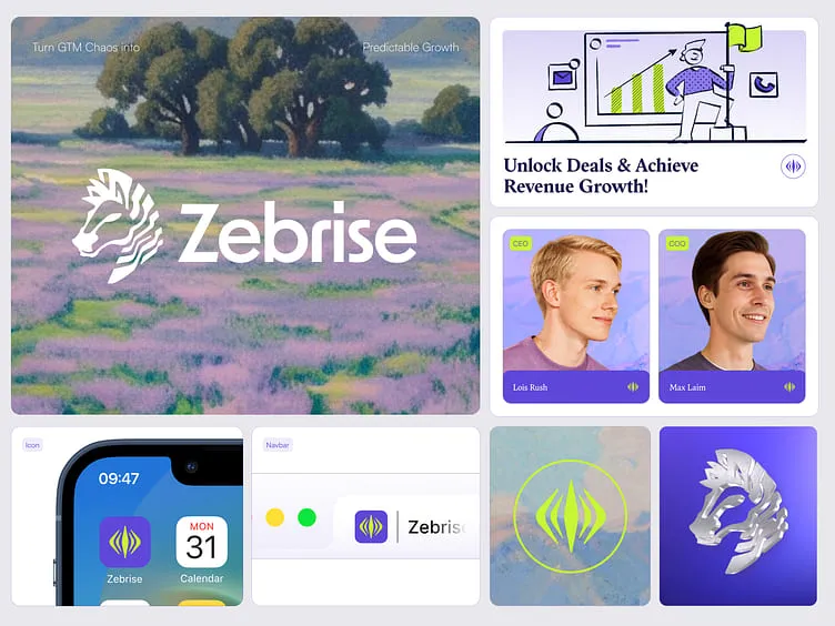 Zebrise | B2B GTM consultancy -Brand identity by Makruf Al Hafiz