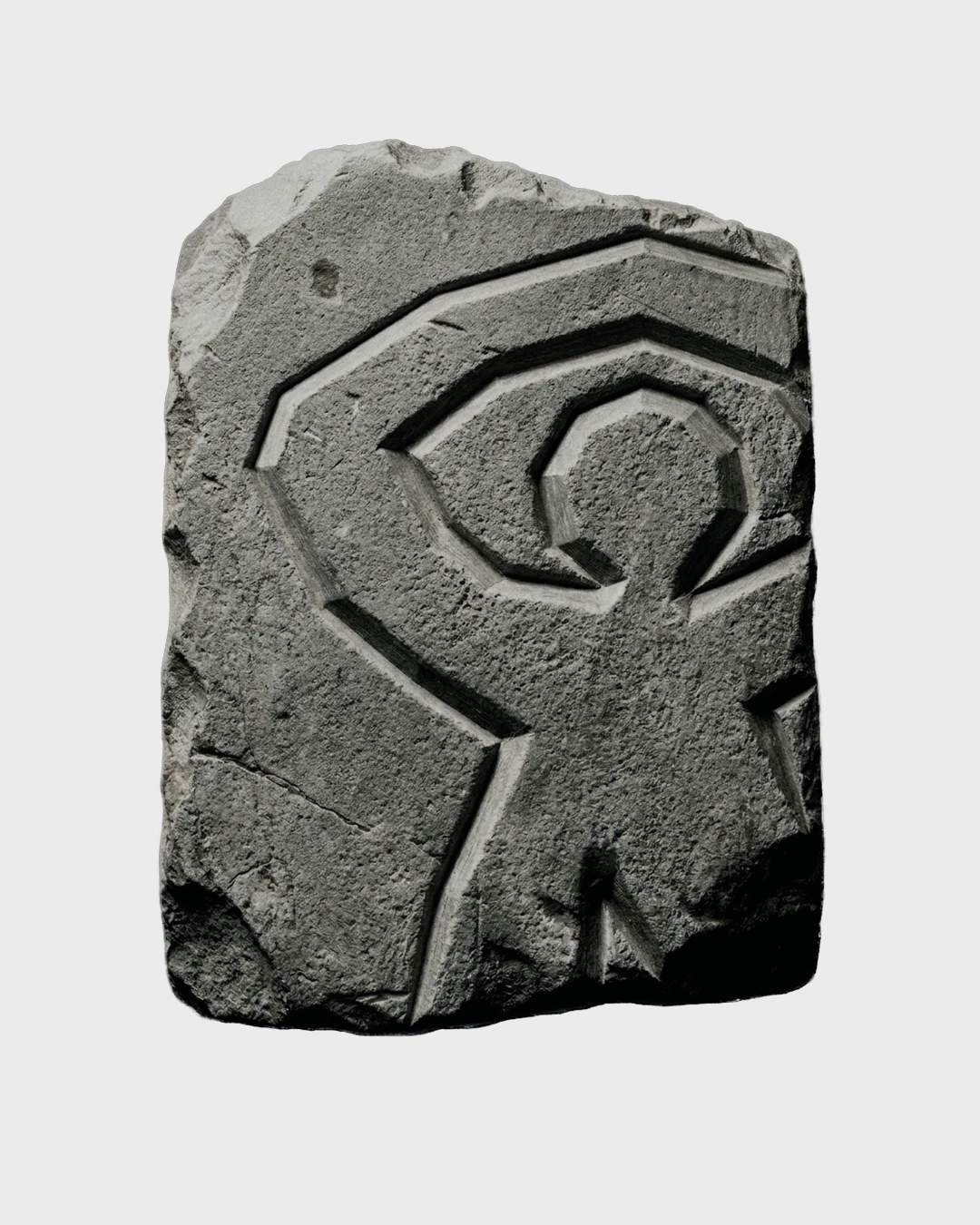 CASI brand identity logo on stone block by Templo London