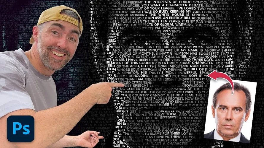 Text Portrait Effect in Photoshop Text Portrait Effect in Photoshop