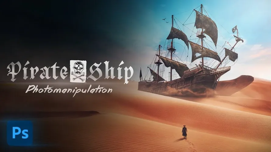 The Making of Photo Manipulation: Desert Ship | Photoshop Step-by-Step Tutorial The Making of Photo Manipulation: Desert Ship | Photoshop Step-by-Step Tutorial