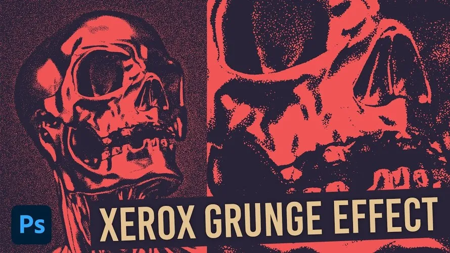 Grainy Xerox Grunge Effect Photoshop Tutorial Grainy Xerox Grunge Effect Photoshop Tutorial