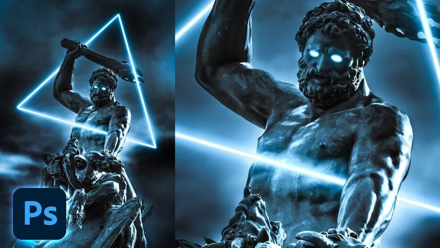 Vaporwave Neon Effect Photoshop Tutorial Vaporwave Neon Effect Photoshop Tutorial