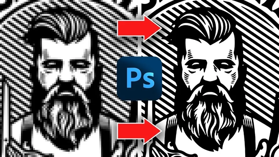 How To Convert Low-Res To High-Res Graphic In Photoshop How To Convert Low-Res To High-Res Graphic In Photoshop