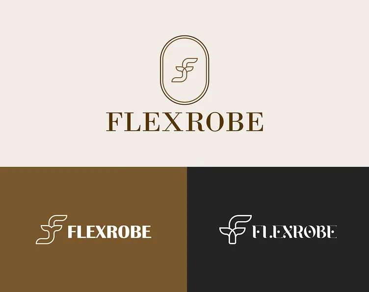 FLEXROBE MINIMAL LOGO DESIGN by dope_artist