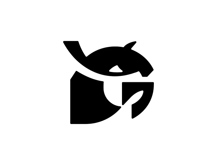 Jumping Horse Letter G Logo Mark by Petar Shalamanov