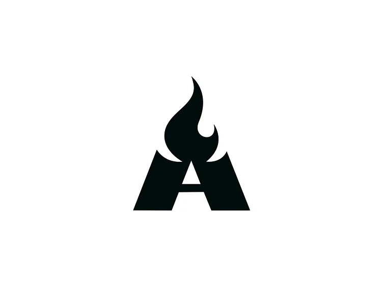Letter A Flame Logo by Fahim - Logo Designer