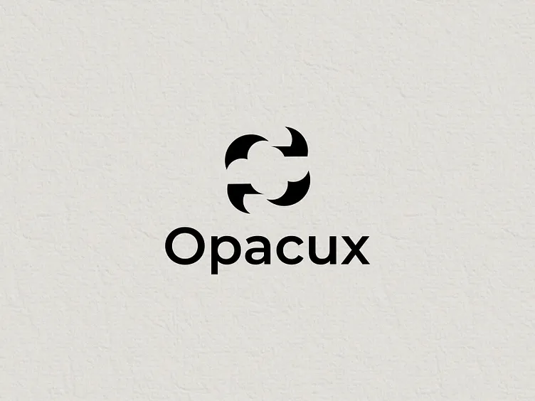 Opacux Brand Identity - Minimal Geometric Logo Design by Baincraft™ - Startup Branding
