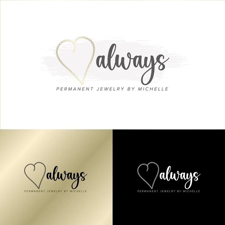 Minimal Logo Design For Jewelry by dope_artist