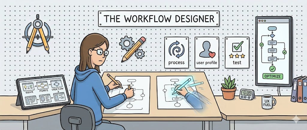 You’re starting on your workflow. The transitions begins.