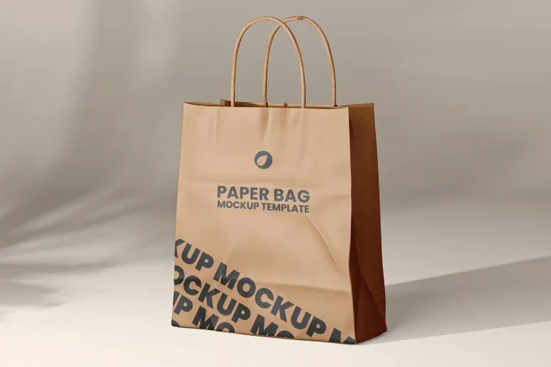 Brown Paper Bag Mockup