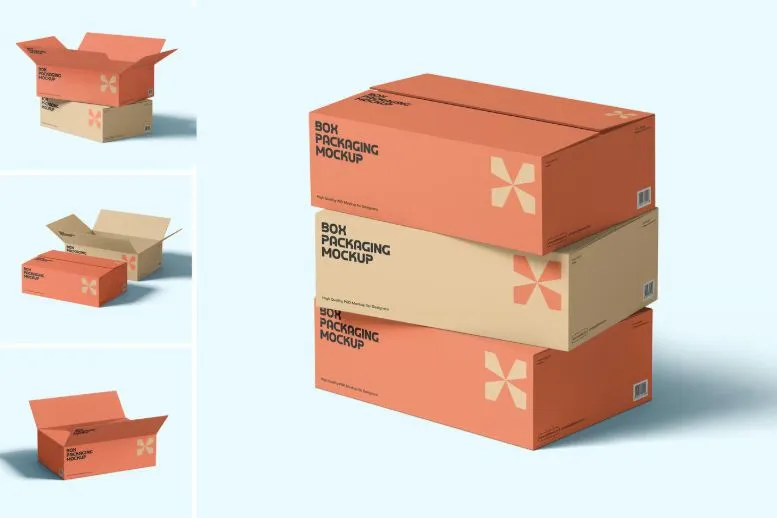 Packaging Box Mockup