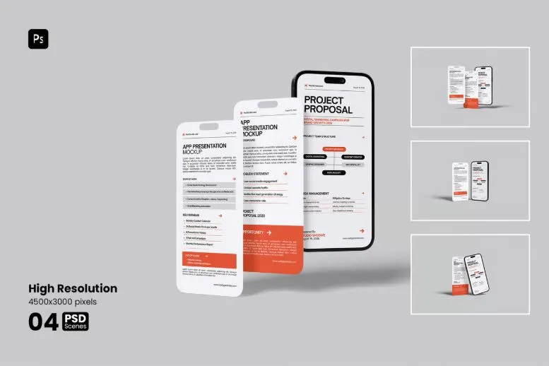 App Presentation Mockup