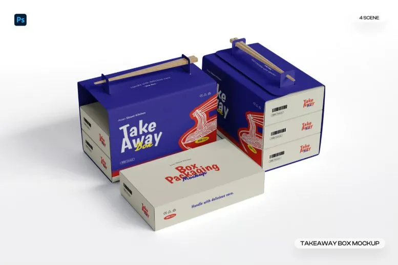 Takeaway Box Mockup
