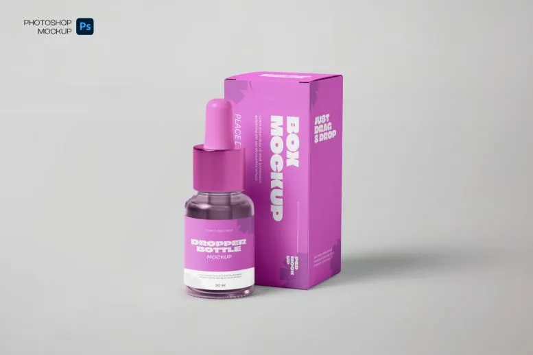 Dropper Bottle Mockup