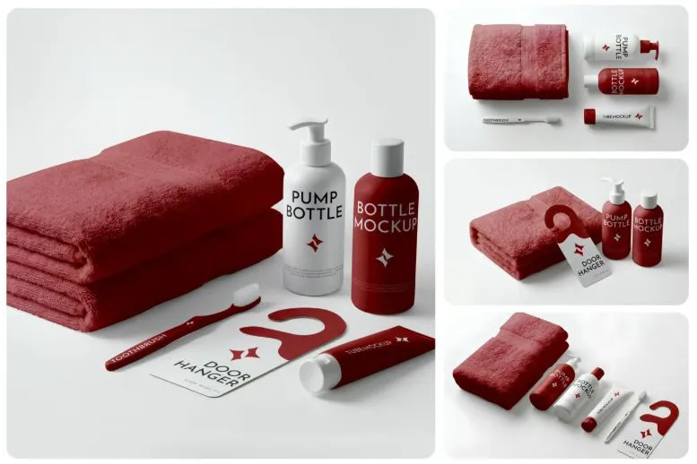 Hotel Branding Mockup Set