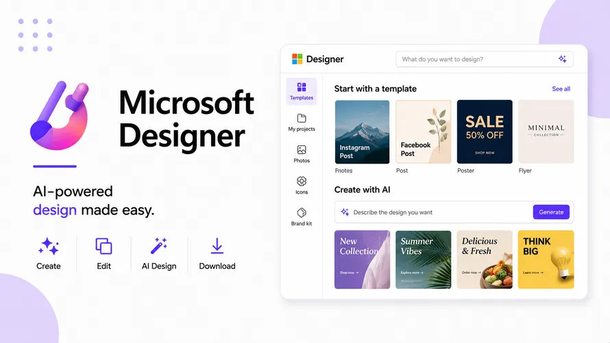 Microsoft Designer AI Tools