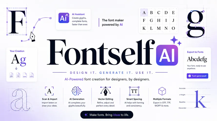 Fontself AI Typography AI Tool