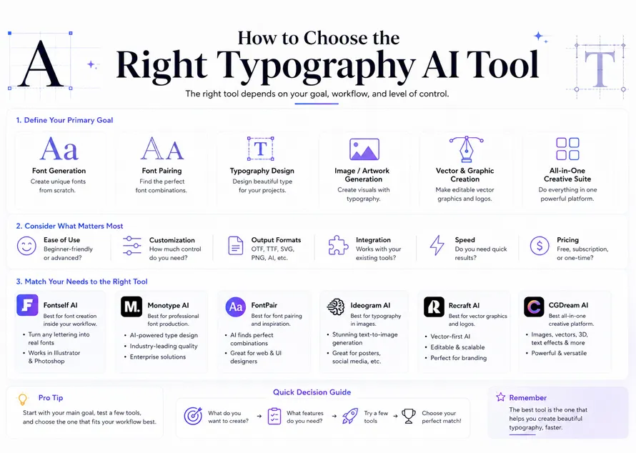 How to Choose the Right Typography AI Tool