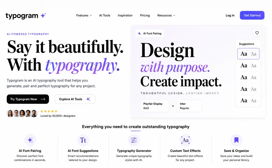 Typogram Typography AI Tool