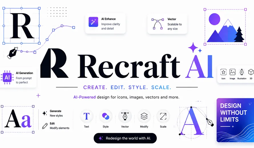 Recraft AI Typography AI Tool