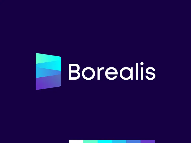 Borealis, saas future tech platform logo design by Alex Tass, logo designer Borealis, saas future tech platform logo design by Alex Tass, logo designer