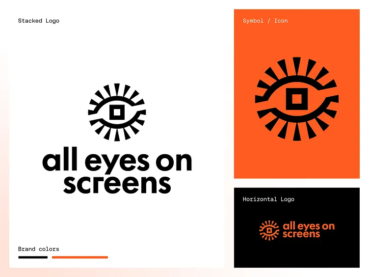 All Eyes On Screens - logo design by Slavisa Dujkovic All Eyes On Screens - logo design by Slavisa Dujkovic