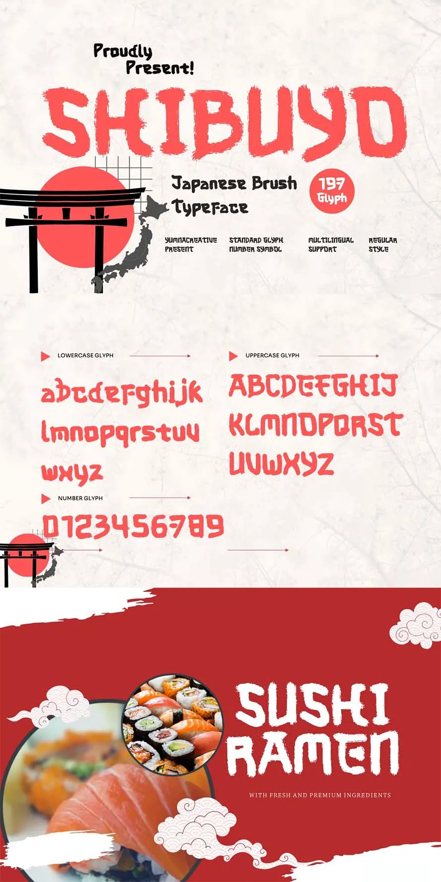 Shibuyo - Japanese Brush Font