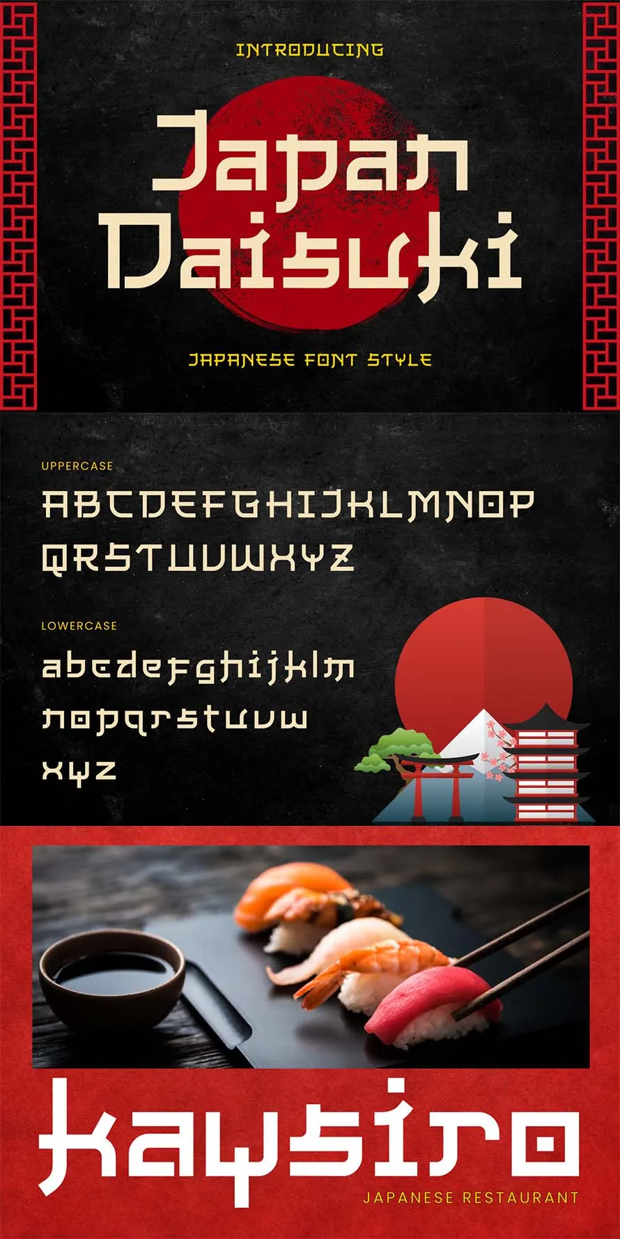Japan Daisuki - Japanese Font Style