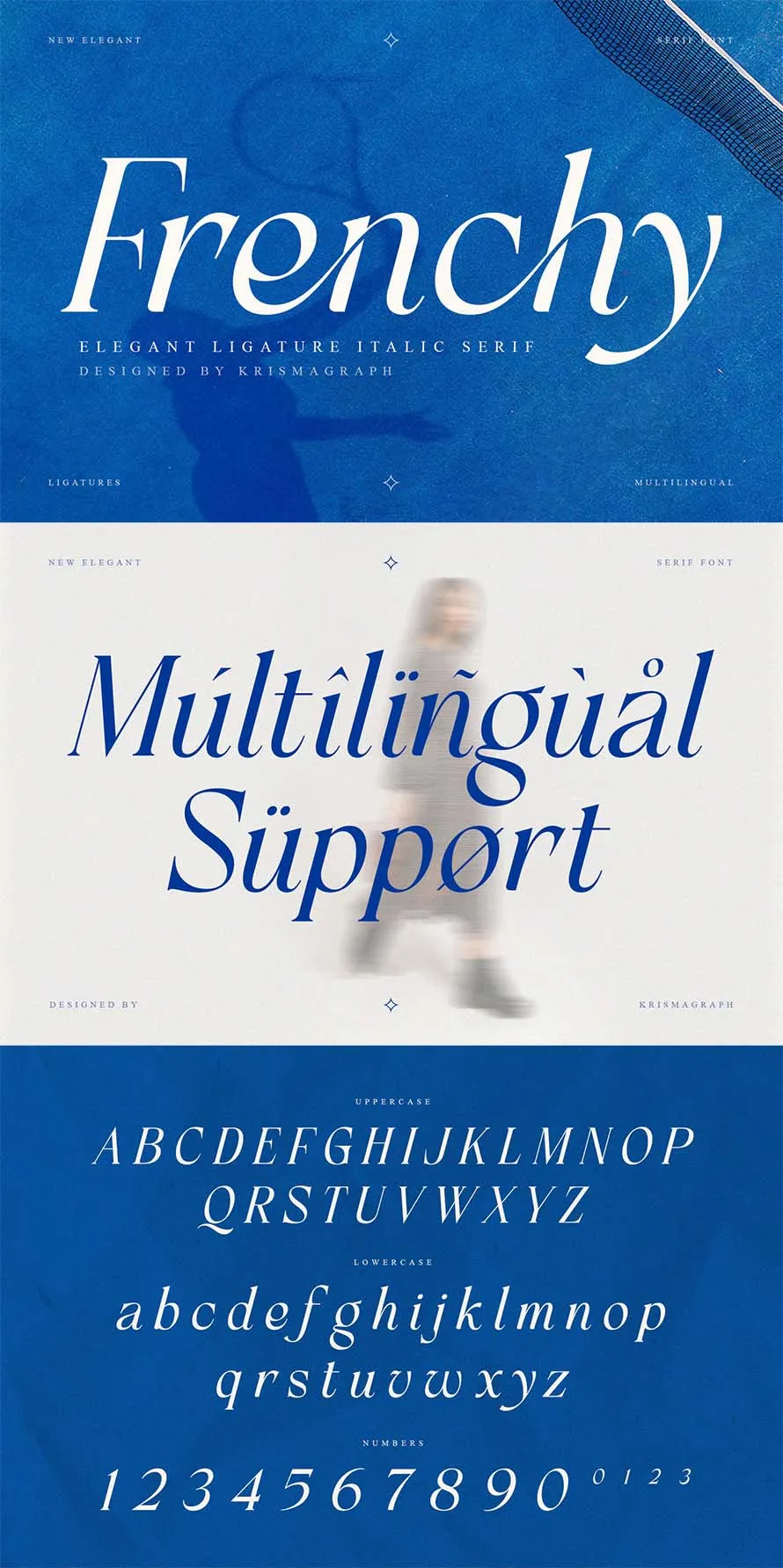 Frenchy Italic – Elegant Ligature Italic Serif