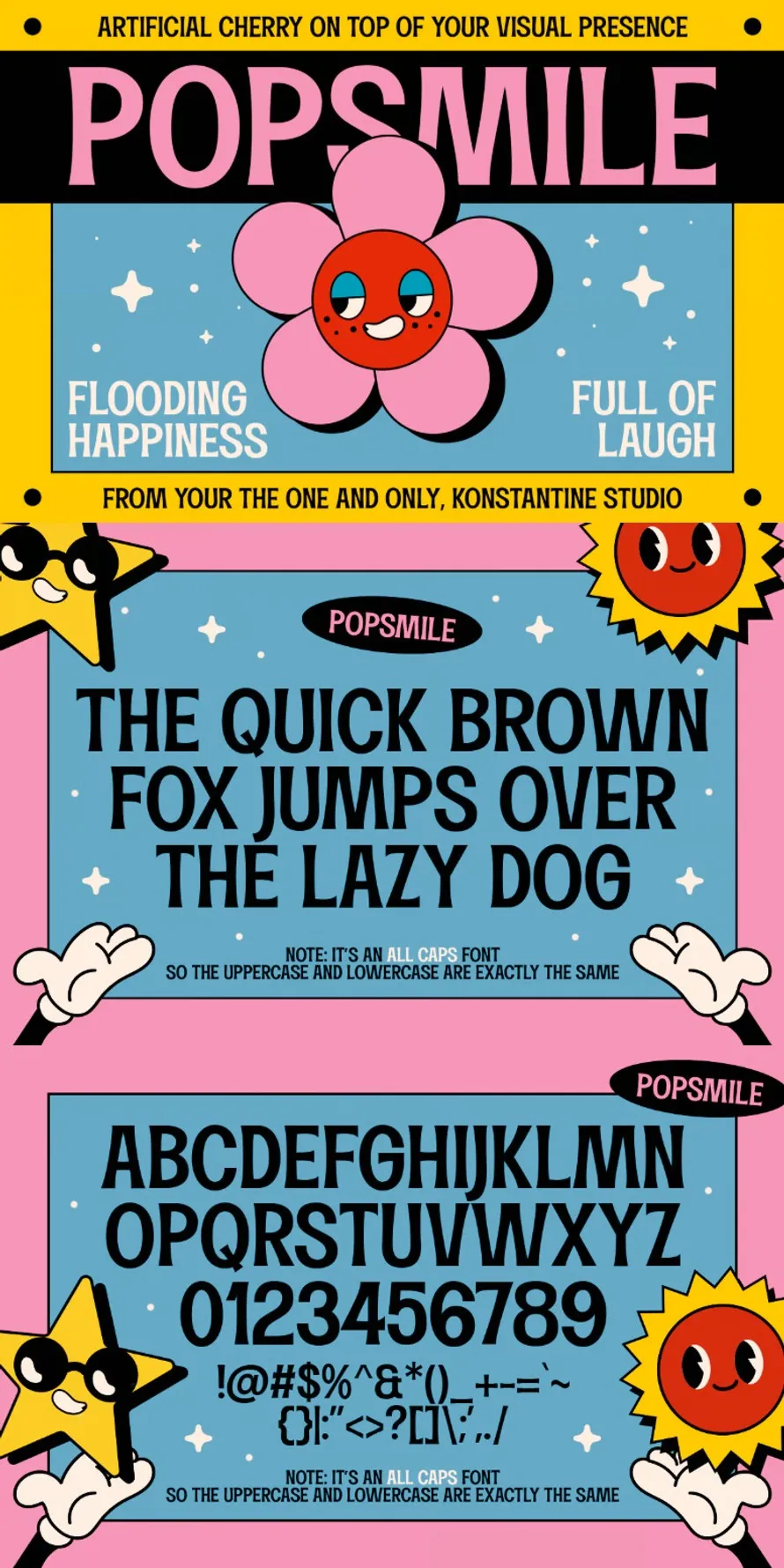 Popsmile - Retro Pop Fonts