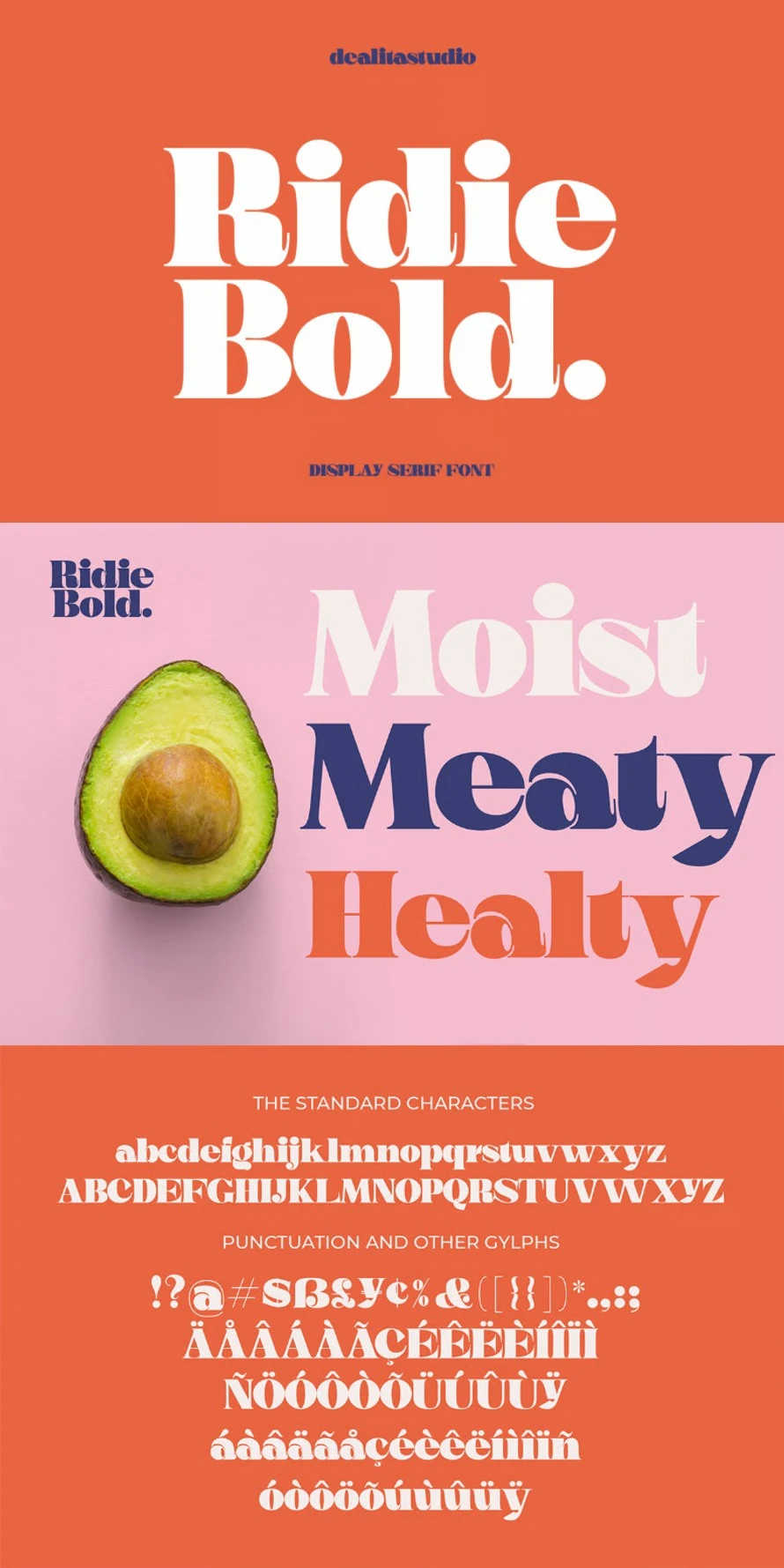 Ridie - Display Font