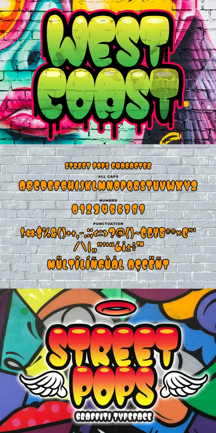 Street Pops - Graffiti Typeface