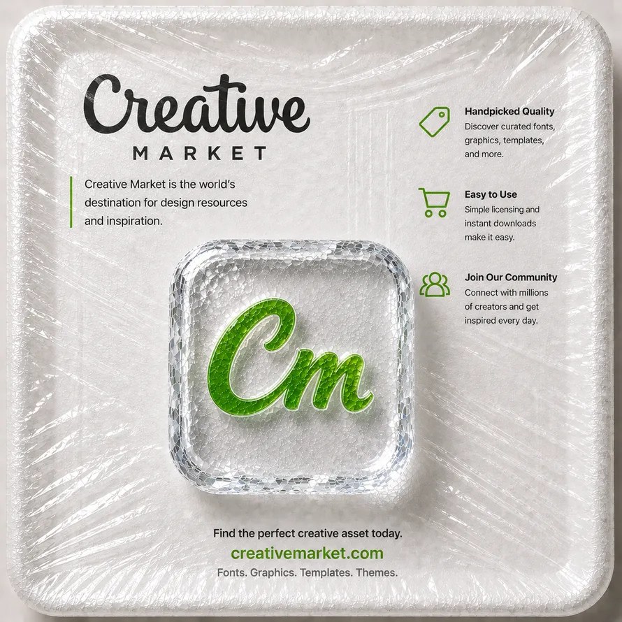 Creative Market AI Poster