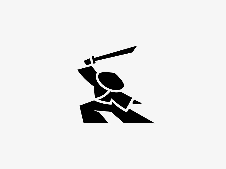 Samurai Fighter - Logo Design by Aditya Chhatrala