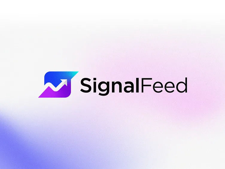 Letter S growth, signal, trading arrow logo design by Mohammad Salman