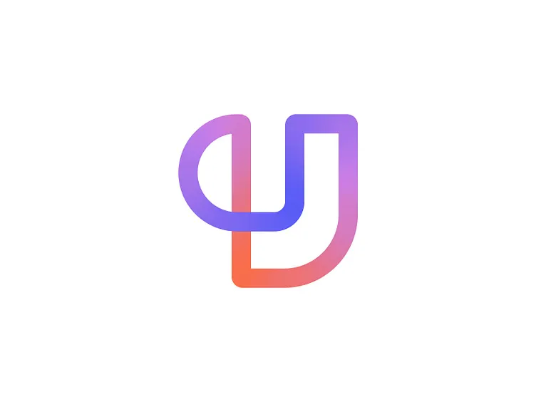 Modern Creative Letter U Logo Design - Minimal U Monogram Logo by Habib - Logo Designer