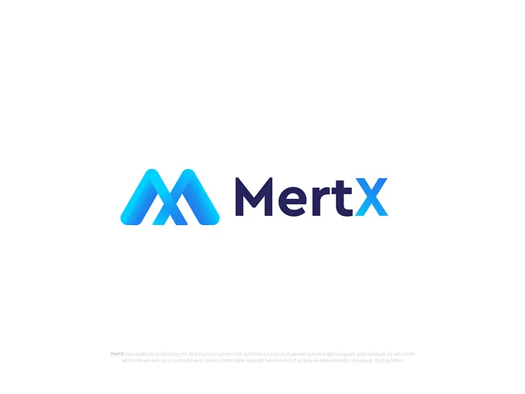 MX -XM Monogram Modern Logo Design by Eashin Arafath