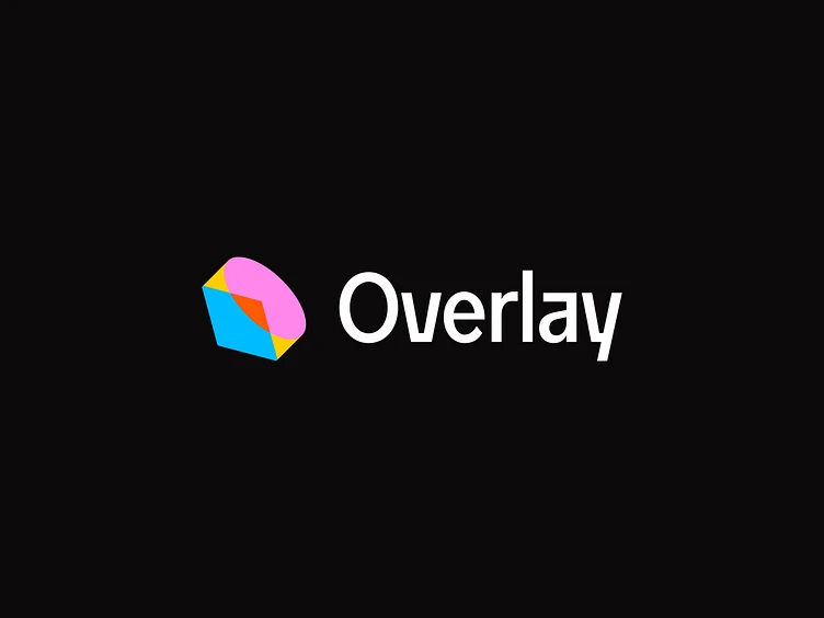 Overlay logo concept by Vadim Carazan