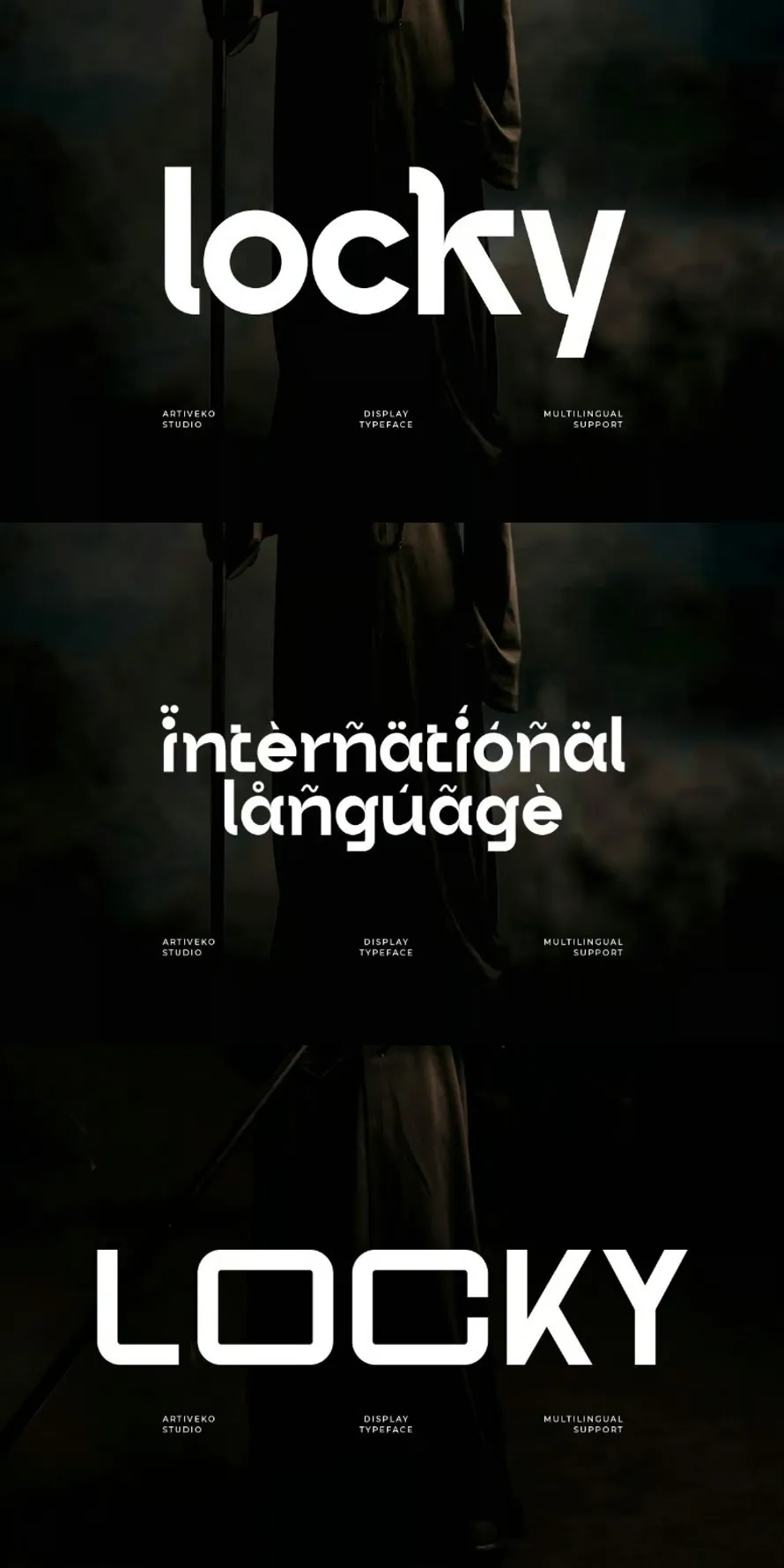 Locky – Contemporary Sans Font Locky – Contemporary Sans Font