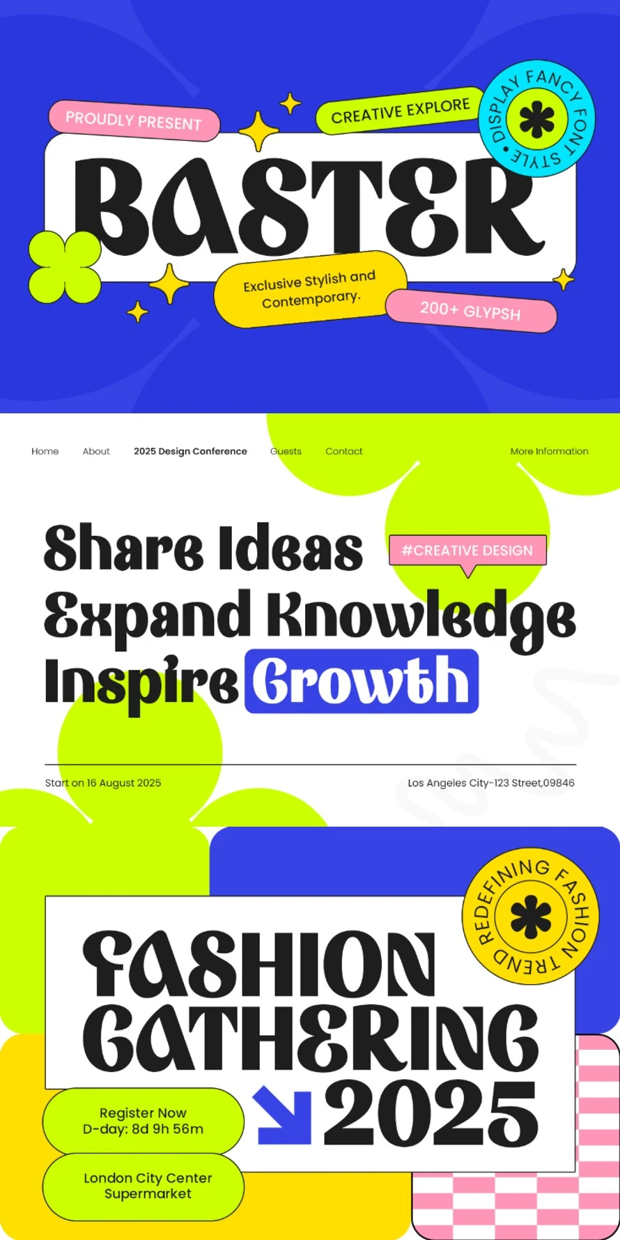 Baster - Display Fancy Font Baster - Display Fancy Font